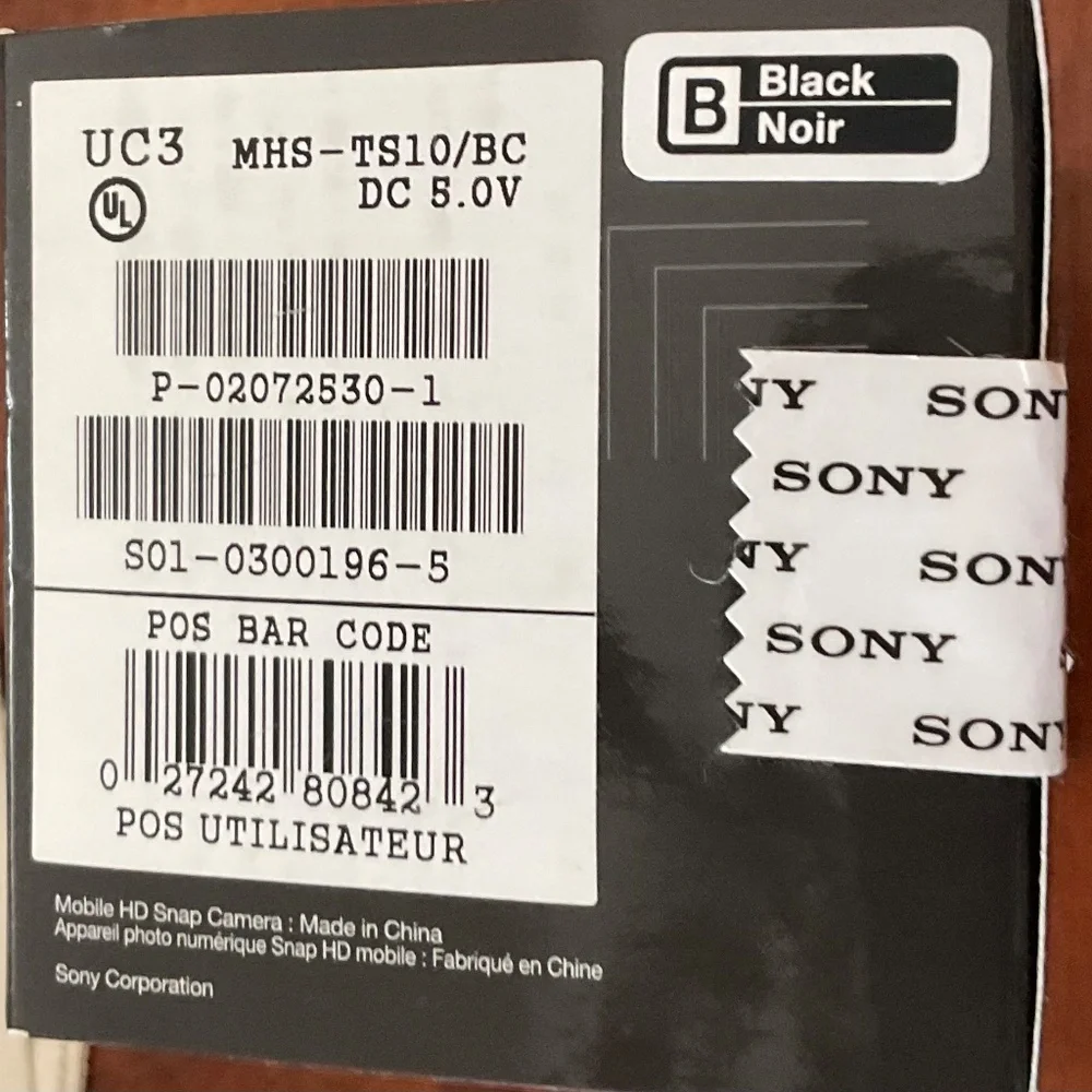 Sony Bloggie Touch 4GB MHS-TS10 Records 2 Hours black mobile HD snap Camera